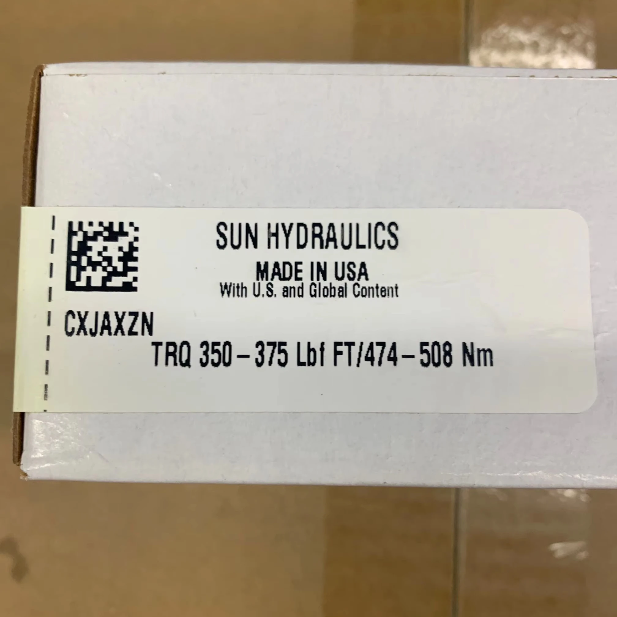 CXJA-XZN CXJAXZN CXJA XZN SUN Hydraulics Origin Free Flow Nose to Side Check Valve Cartridge Insert in Stock Competitive