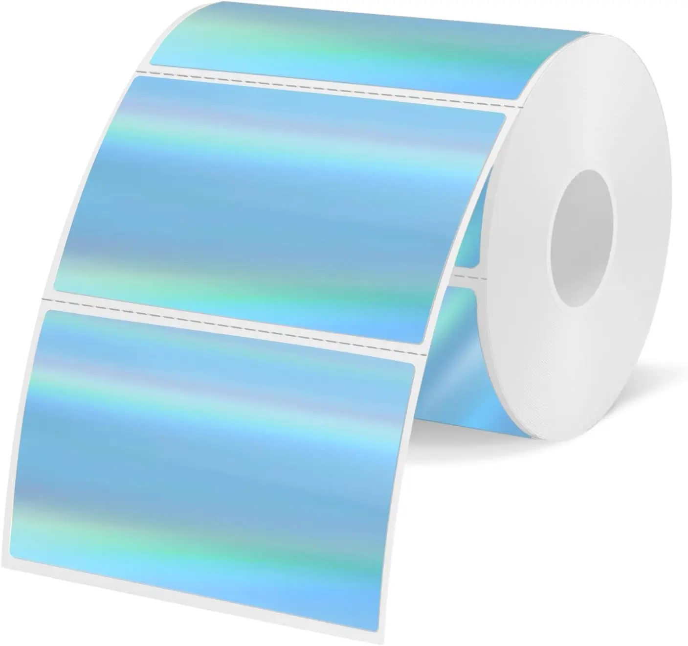 

Holographic Blue Thermal Labels 2x3 Inch, 200pcs/Roll for Price Barcode Mailing DIY
