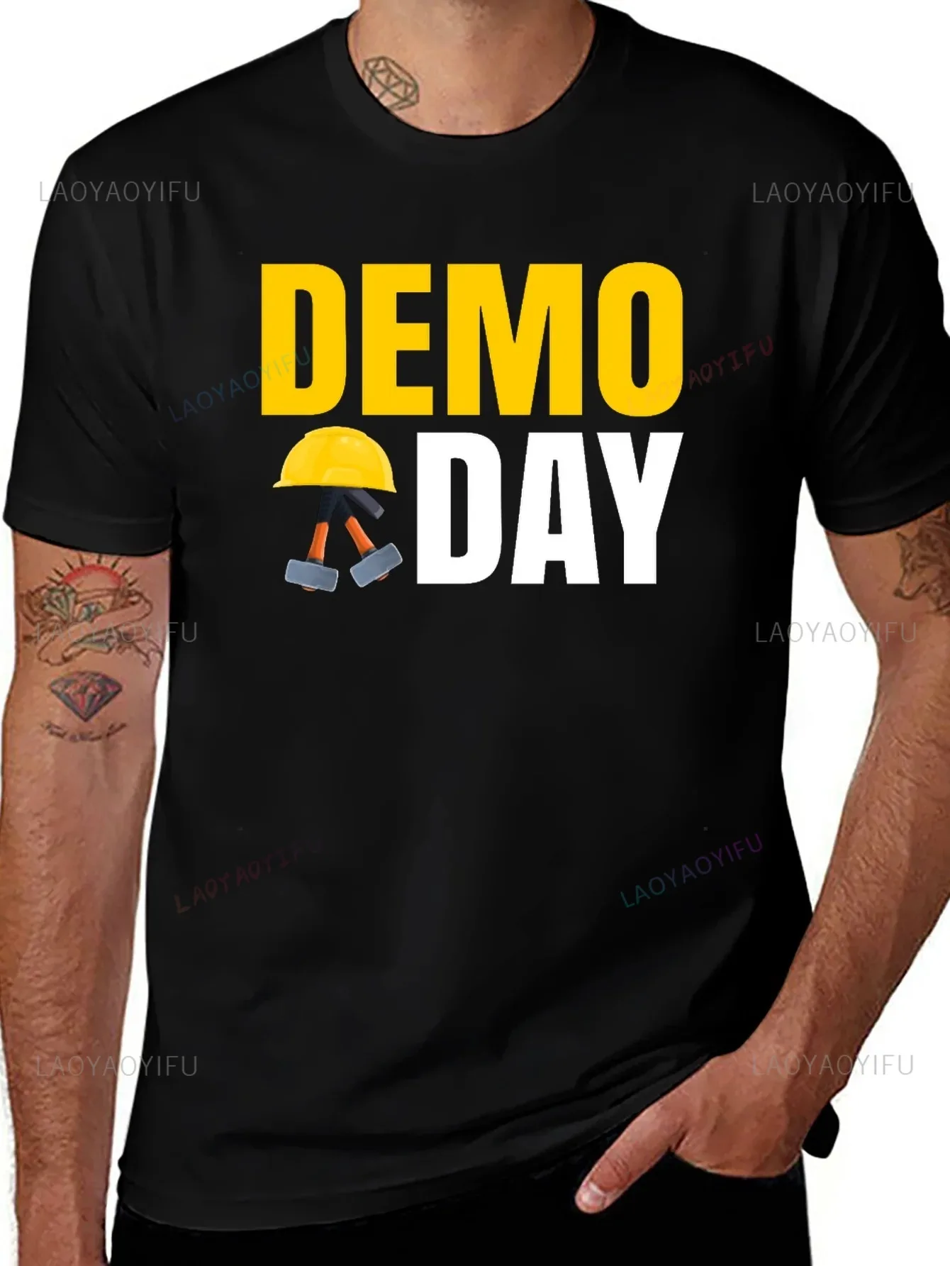 Y2K Demo Day Graphic Tee Unisex Vintage Funny Streetwear 2000s Retro Fashion