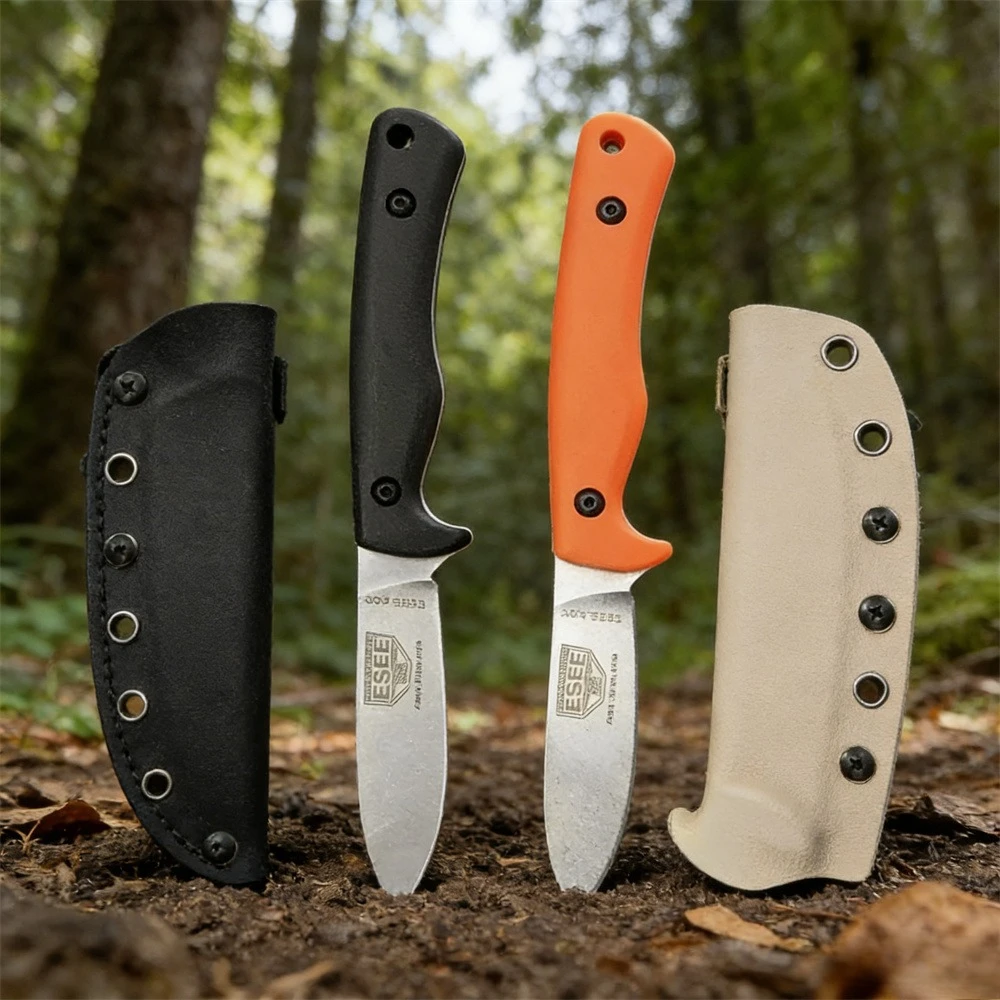

ESEE-AGK Tactical Fixed Blade Knife Stonewashed Blade G10 Handle with Sheath EDC Outdoor Jungle Camping Hunting Survival Tool