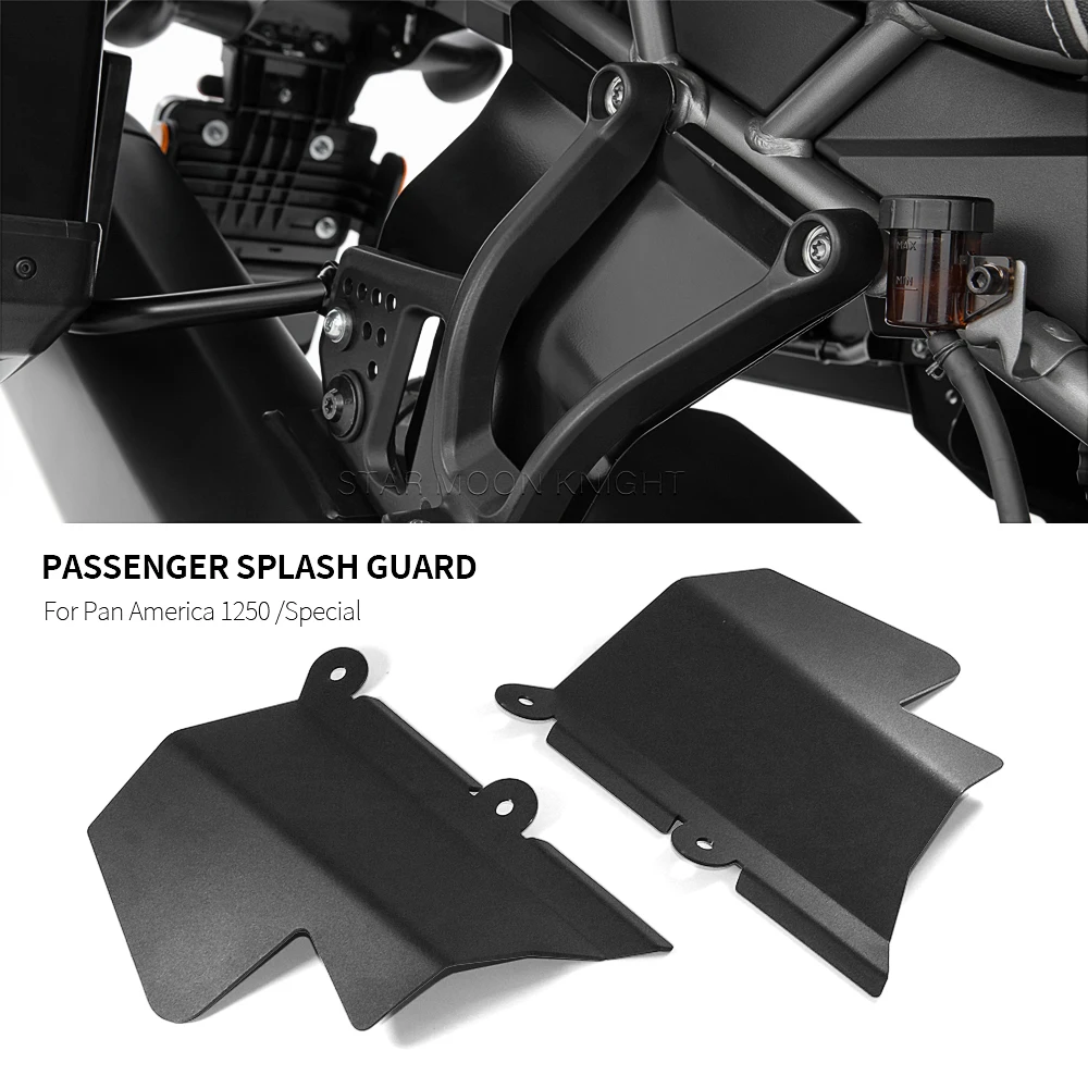 

For RA1250 PA1250 Pan America 1250 S Special Rear Wheel Fender Mudguard Extension Pillion Footrest Holder Passenger Splash Guard