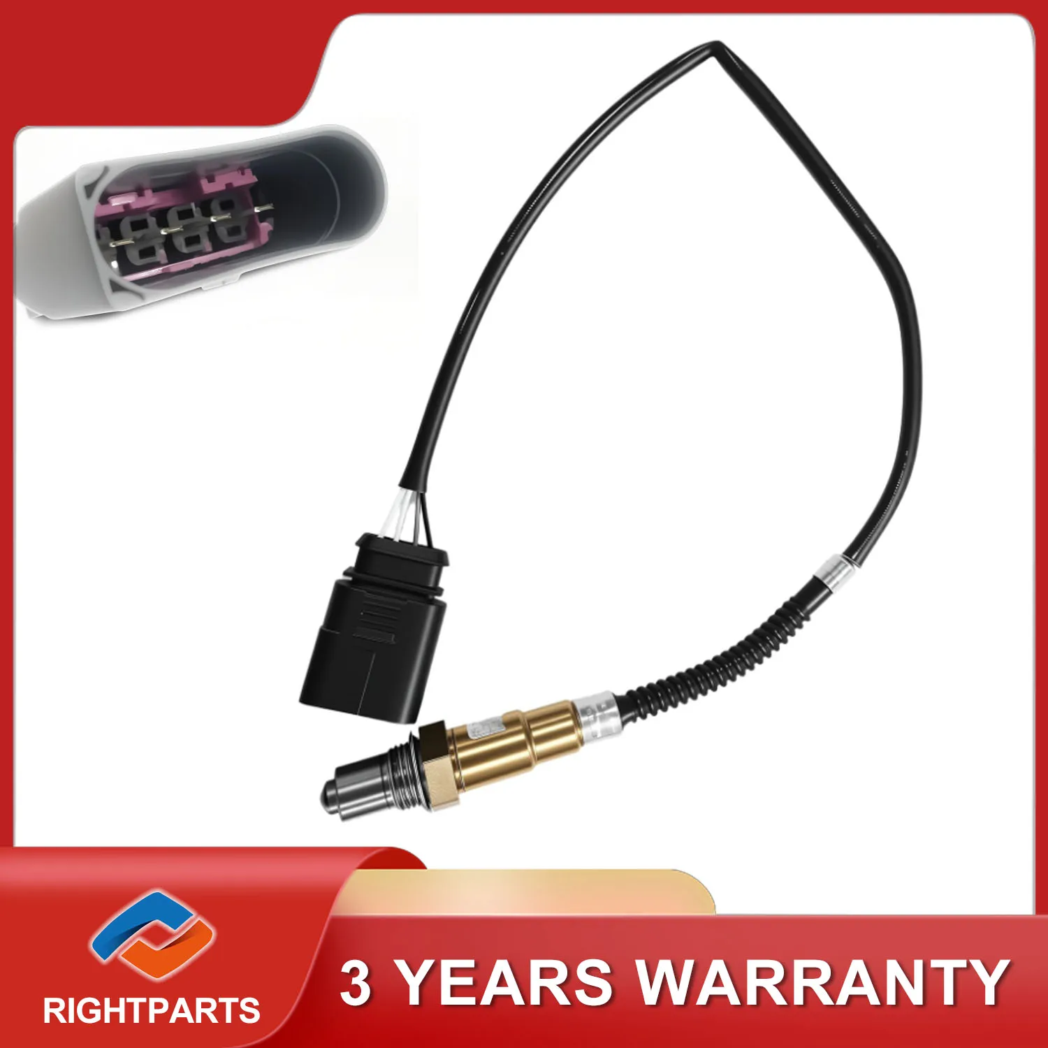 Sonda Lambda, Sensor de Oxígeno 06A906262BP 1K0998262AC 0258010075 para VW GOLF FOX GOL 2 3 4 1.0 1.4 1.6 1.8 Seat IBIZA CORDOBA 2.0