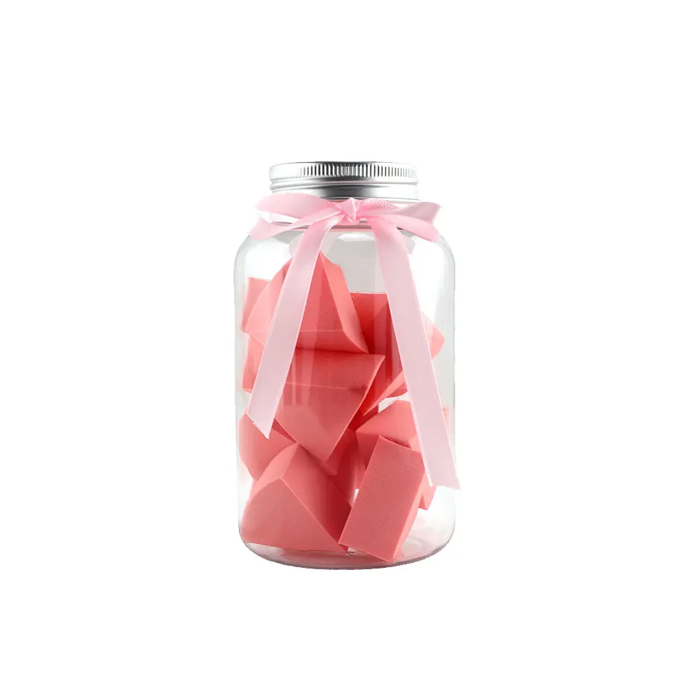 إسفنجة مكياج مثلثة عالية الجودة، إسفنجة بودرة ناعمة لمزج كريم الأساس وإسفنجة توزيع الوجه