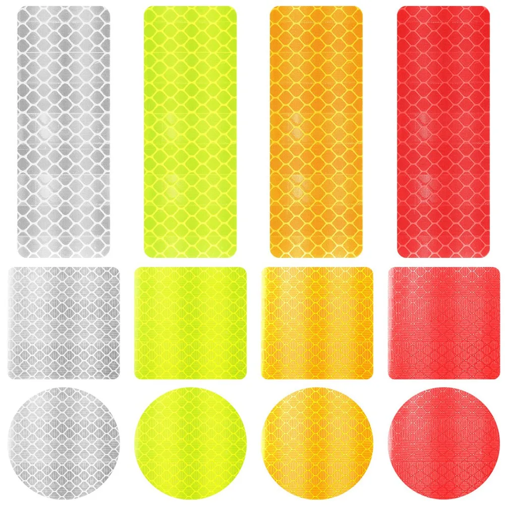 120 Pcs Reflective Tape, Reflective Stickers Tape Night Visibility Trailer Reflective Tape for Bikes Clothing Helmet