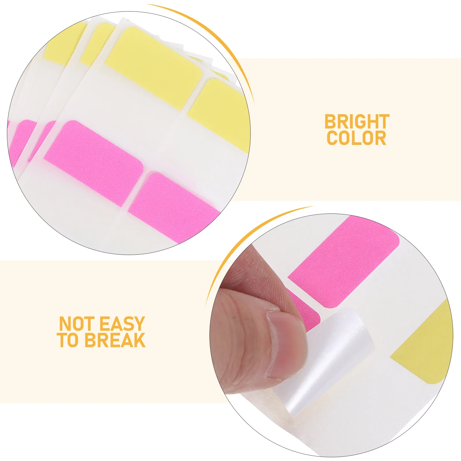 Picture 6: 60Pcs Sticky Index Tabs Colorful Writable Page Markers Labels for Notebooks Binder File Folder Planner Classification Tabs