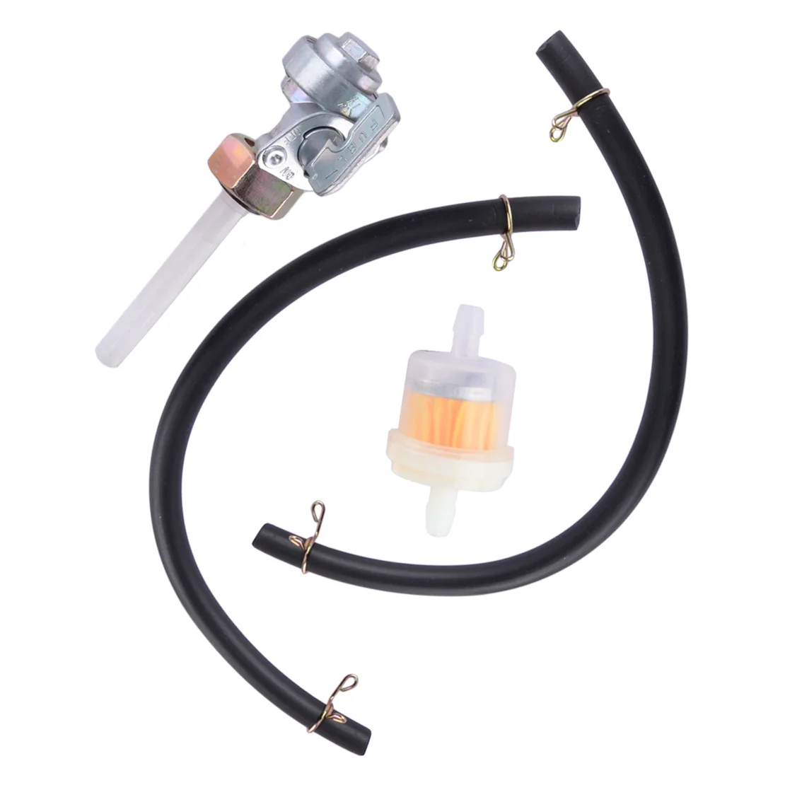 Generator Gasoline Faucet Tap Valve Switch Tube Fuel Filter Kit Fit for Matrix PG 3010-F New