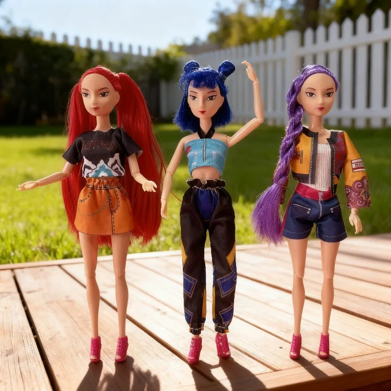 

Новый Kpop Demon Hunters, идеальный дизайн персонажей, модные виниловые куклы со стильными нарядами, экшн-фигурка, настольное украшение