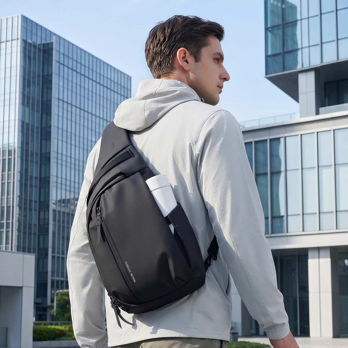 Mark Ryden Large-Capacity Multifunctional Shoulder Bag Crossbody BagOutdoor Cycling BagTravel and Commuting Shoulder Bag L_MR715
