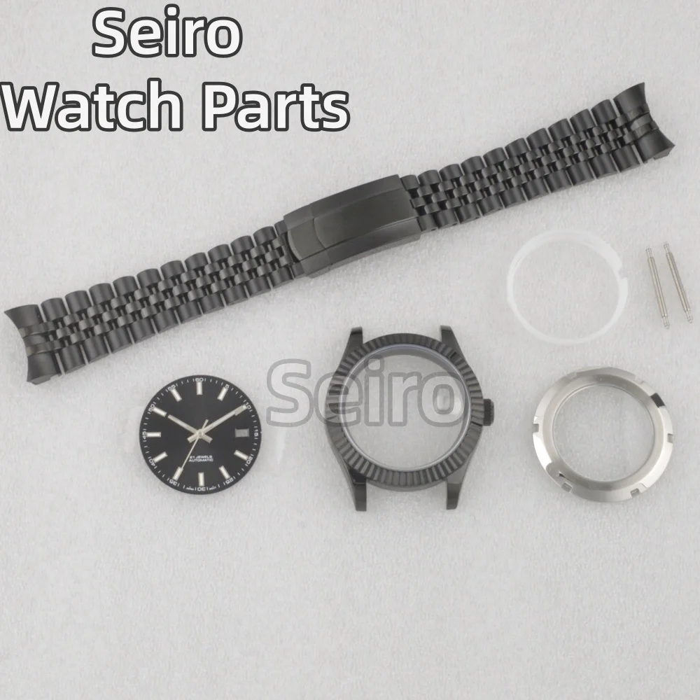 41 مللي متر nh35 حافظة المحار اليوبيل سوار ل Datejust nh35 nh36 حركة 31 مللي متر الهاتفي الياقوت ارتفع الذهب الفضة حاوية من الفولاذ المقاوم للصدأ