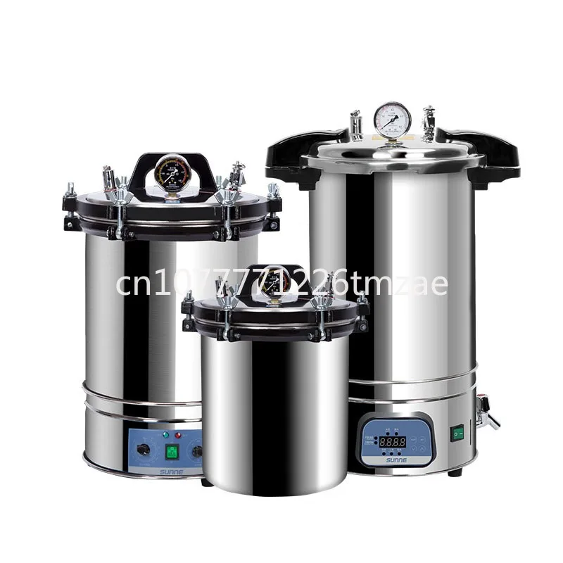 

Laboratory Automatic Disinfection High-Temperature Sterilizer Stainless Steel Portable High Pressure Steam Sterilization Pot