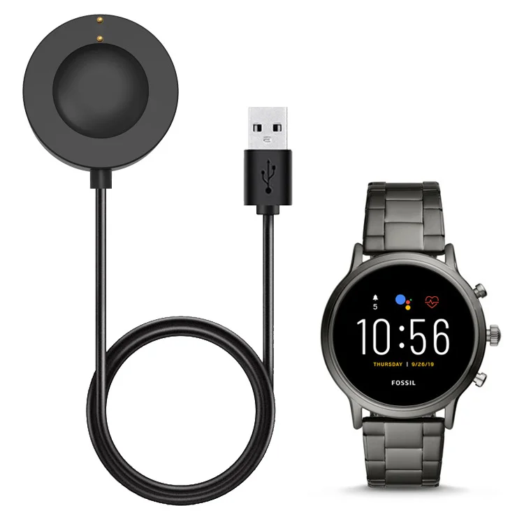 Przejściówka do ładowarki dla Fossil Gen 4/5/5E/6 dla Misfit Skagen zegarek sportowy kabel do ładowania USB przewód stacja dokująca