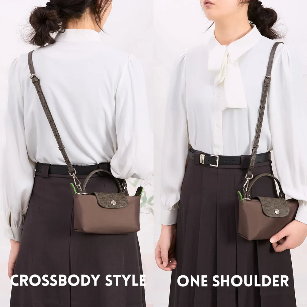 1 Takım Çanta Askısı LONGCHAMP Mini Yumruksuz Deri Omuz Askısı Seti Dönüşüm Crossbody Askı Çanta Aksesuarları