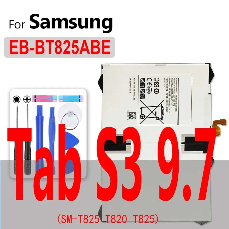 Battery For Samsung Galaxy Tab 2 3 4 S S2 S3 7.0 8.0 8.4 9.7 10.1/for Google Nexus 10 GT-P8110 SM 530 T535 T705 T801 T805 T537