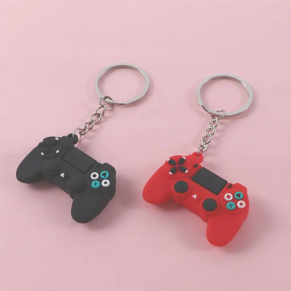 Chain Men and Women Key Holder Trinket Simulation Game Keychain Gamepad Keychain Joystick KeyChain Video Game Handle Keyring