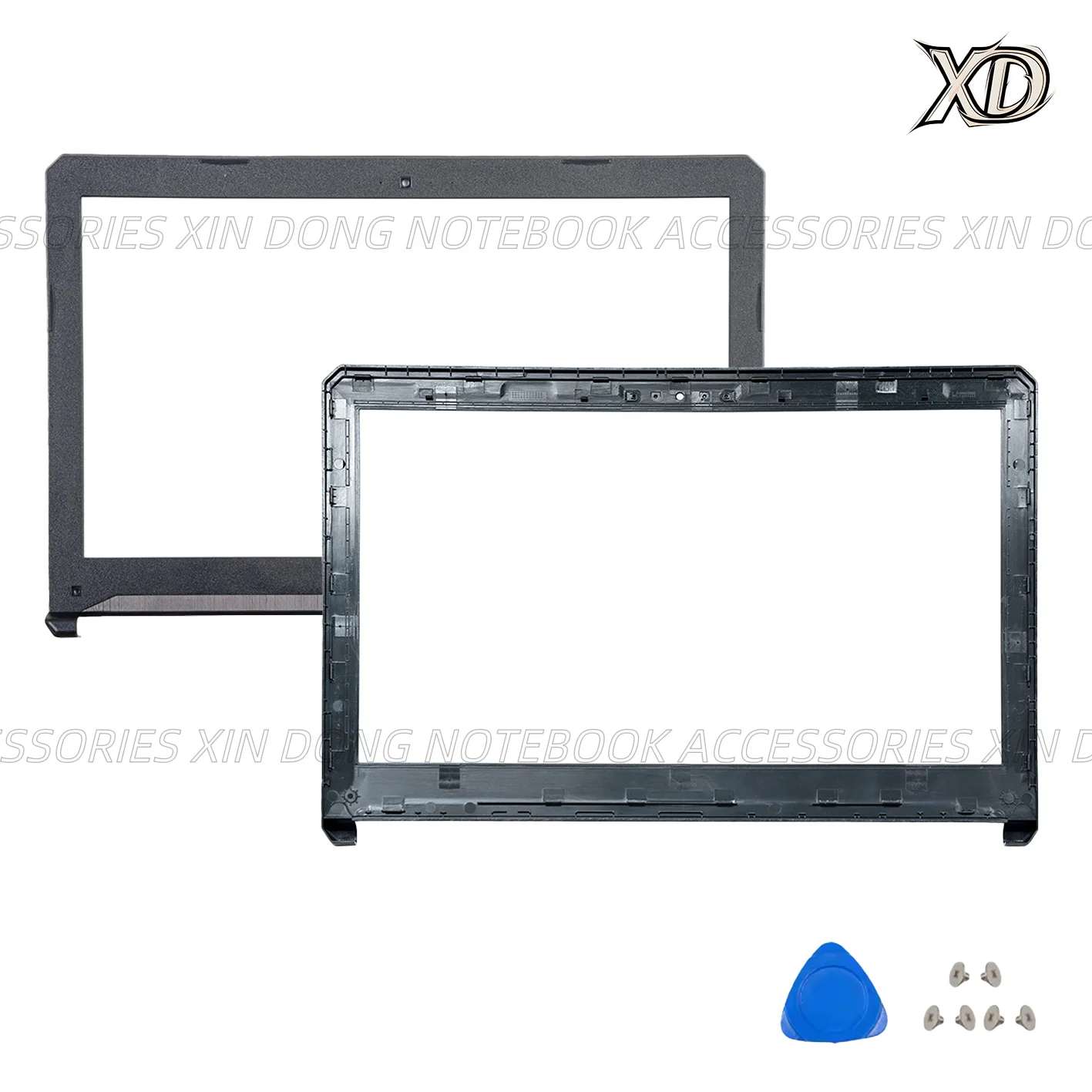 حافظة جديدة لأجهزة الكمبيوتر المحمول TUF Gaming FX504 FX504G FX504GD FX80 FX80G FX80GD غطاء خلفي LCD/الحافة الأمامية/المفصلات/مسند اليد/الغطاء السفلي