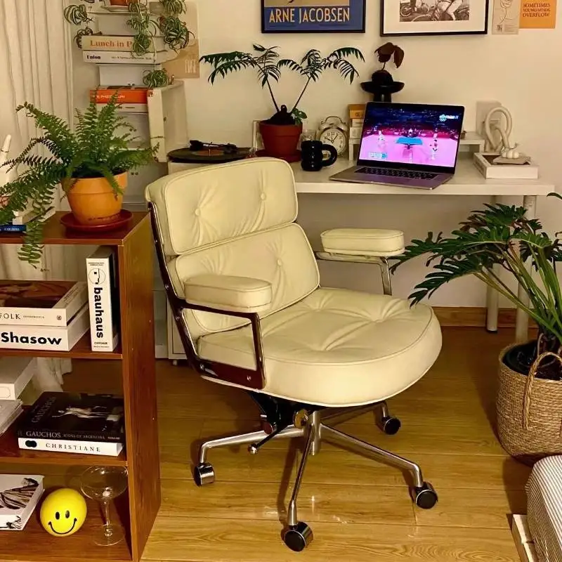 

Modern Ventilation Office Chair Armrest Comfortable Executive Swivel Office Chair Ergonomic Vanity Sillas De Oficina Furniture