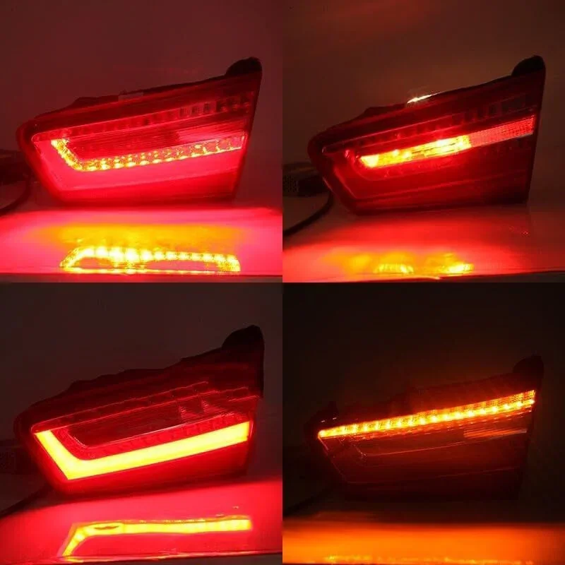 LED Inner Tail Lights  Assembly With Bulbs For Audi A6 C7 2012-2015 Sedan Rear Stop Brake Turn Signal Lamp 4GD945093 4GD945094