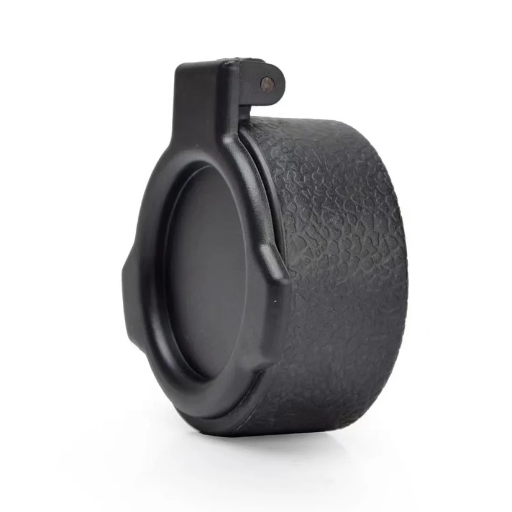 Textured Elastic Objective Lens Cap Dust Protective Cover For Tactical Scope Monocular CQB Airsoft Optic Toy Mod Replacement view 3
