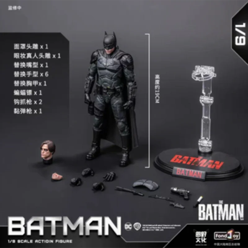 Fondjoy Batman Figure Dc Series Batman Action Figure 1/9 Pvc Model Statue Desk Ornament Movie Collection Doll Toy Birthday Gift