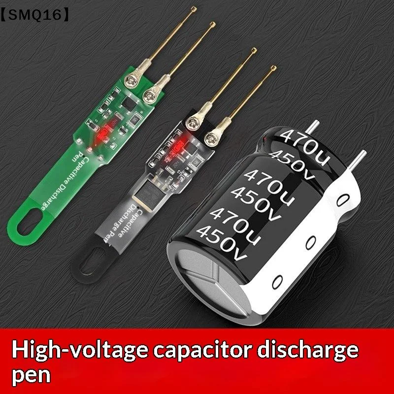 1Pcs Capacitor Discharge Pen 1000μF 5000μF Power Supply Repair Testing Tool Electric Shock Protection Switch Testing【SMQ】