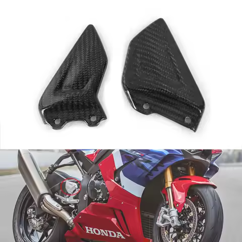 For Honda CBR1000RR-R CBR 1000 RR-R 2021 2022 2023 3K Dry Carbon Fiber Heel Guards Protectors Motorcycle Accessories Fairing Kit