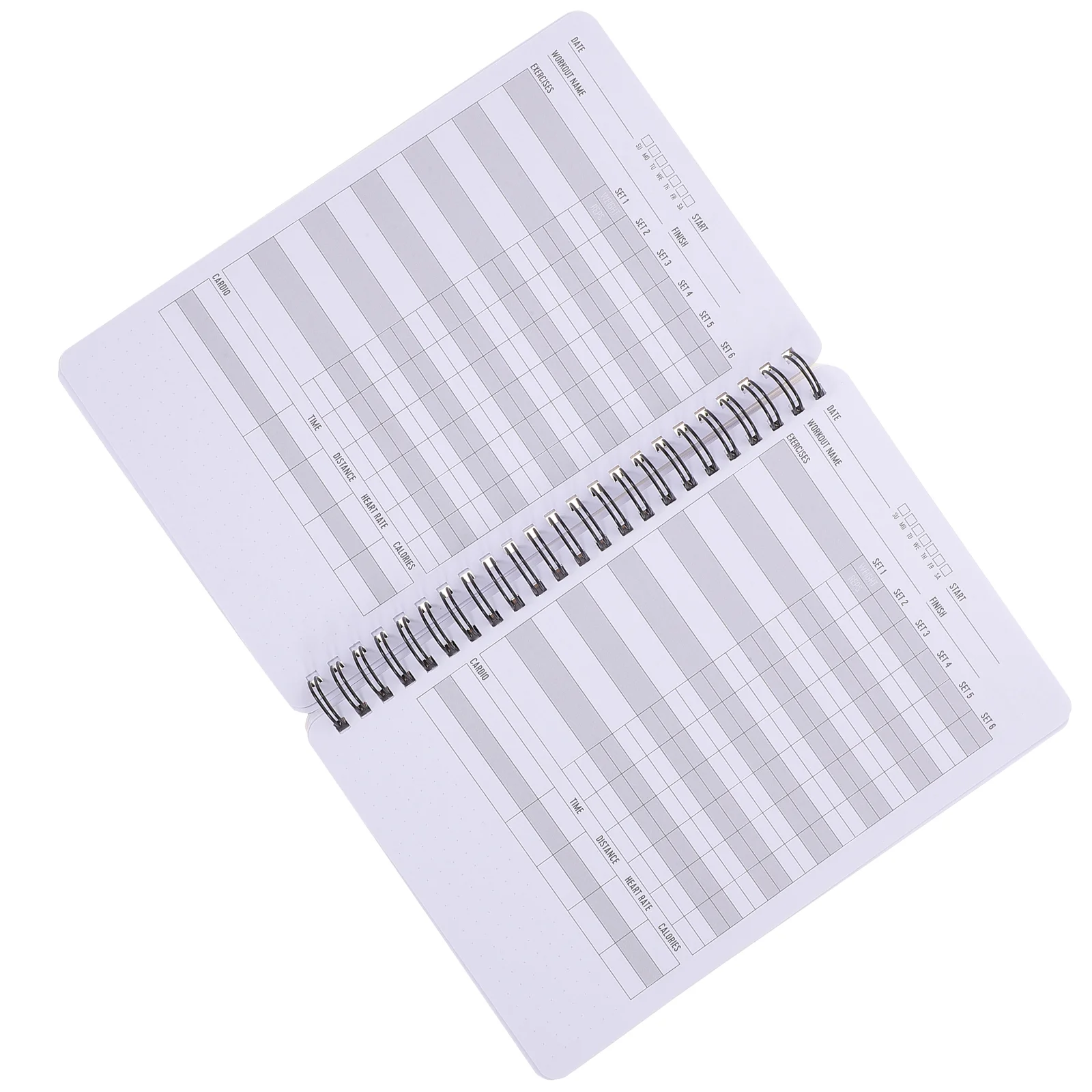 Fitness Agenda Notepad Punch Book The Notebook Workout Planner for Women Sports Goal Journal