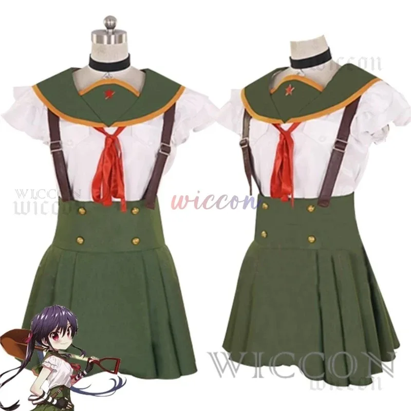 NewKurumi Gakkou Gurashi! -Live! Kurumi Ebisuzawa Costume Full Set Custom Made School Uniform Cosplay Halloween2025