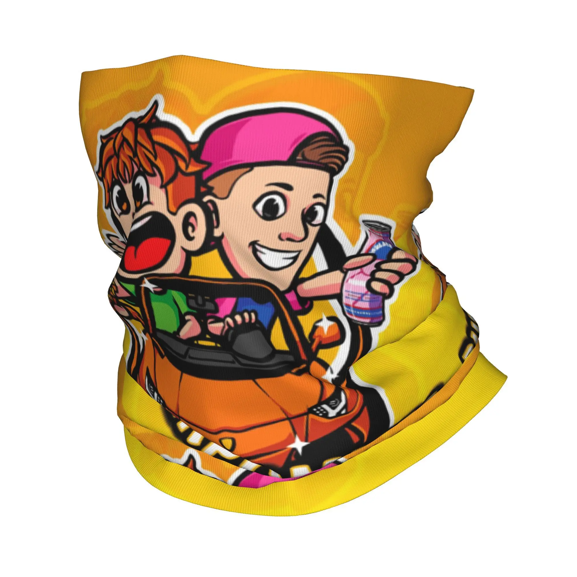 

LukasBS Burgerpommes ICrimax Game Bandana Neck Gaiter Printed Wrap Mask Scarf Multi-use Cycling Scarf Cycling Unisex Washable