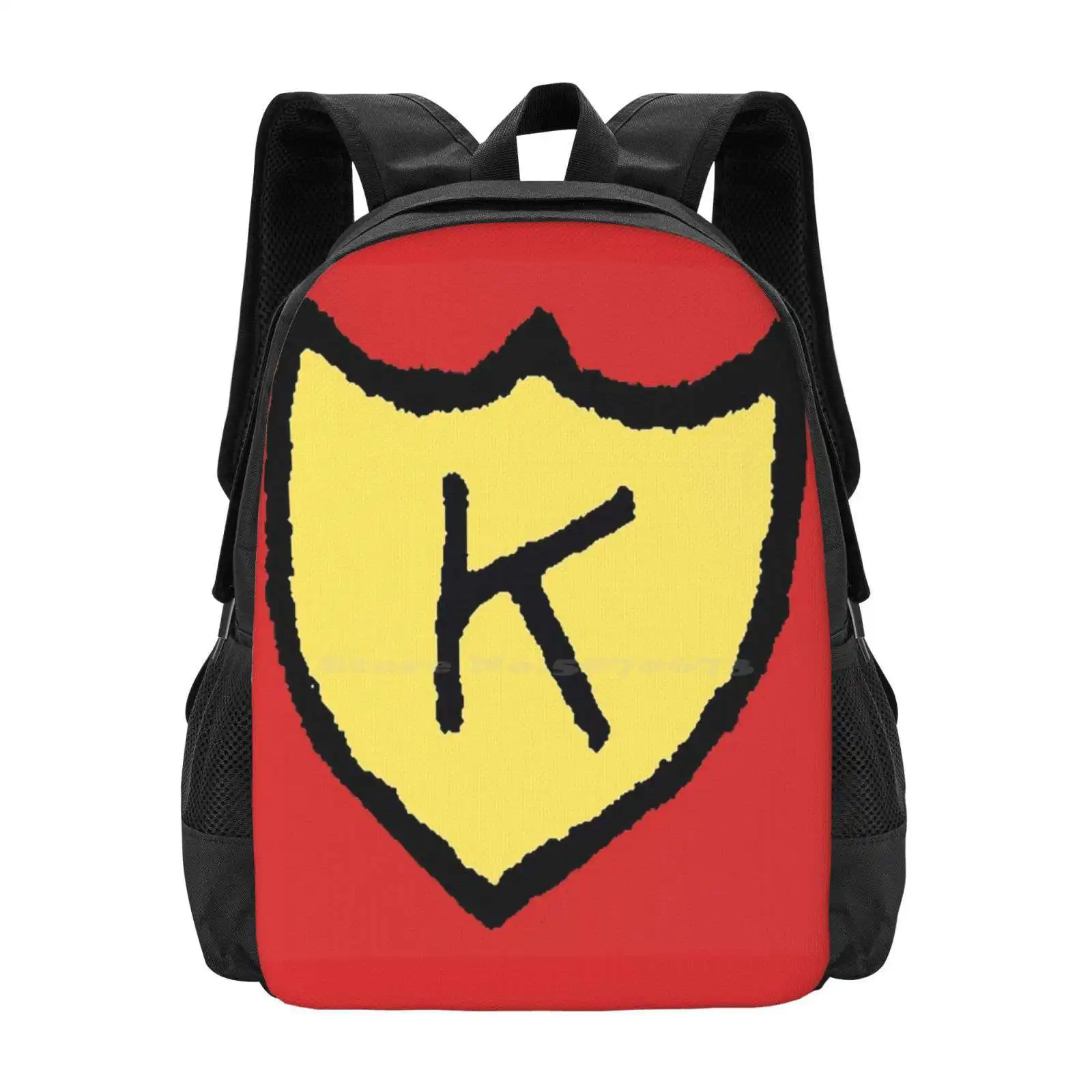 K Pattern Design Laptop Travel School Bags K Records Beat Happening Calvin Johnson