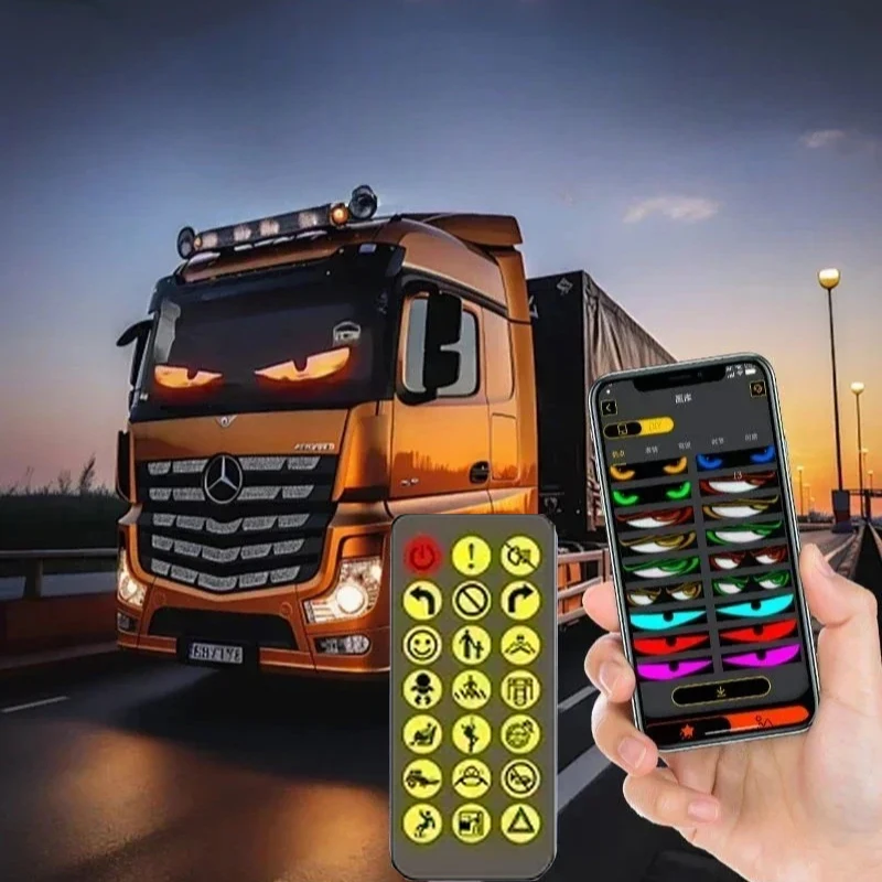 

Программируемая светодиодная вывеска, LED-матрица, пиксельная панель, гибкий RGB-дисплей для автомобиля, анимация текста, световая панель для оповещений в магазине