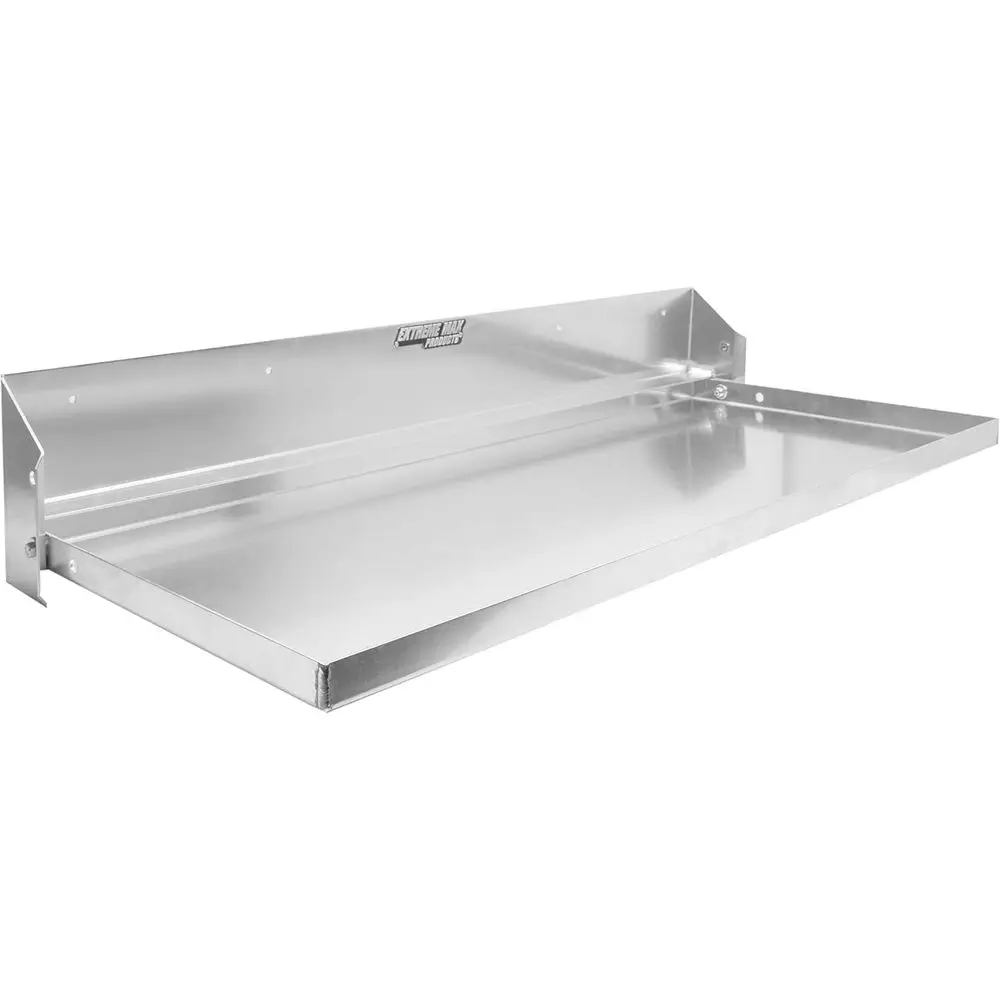 

32 x 14 Wall-Mounted Work Station for Garage, Shop, Trailer - Silver