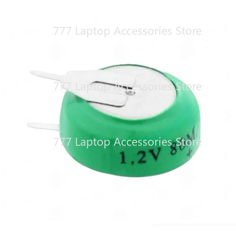 XX**  1.2V 80mAh Nickel-metal Hydride For Ni-MH Ni MH Rechargeable Batteries With Solder Foot  Toy Watch Timer Clock Button Cell
