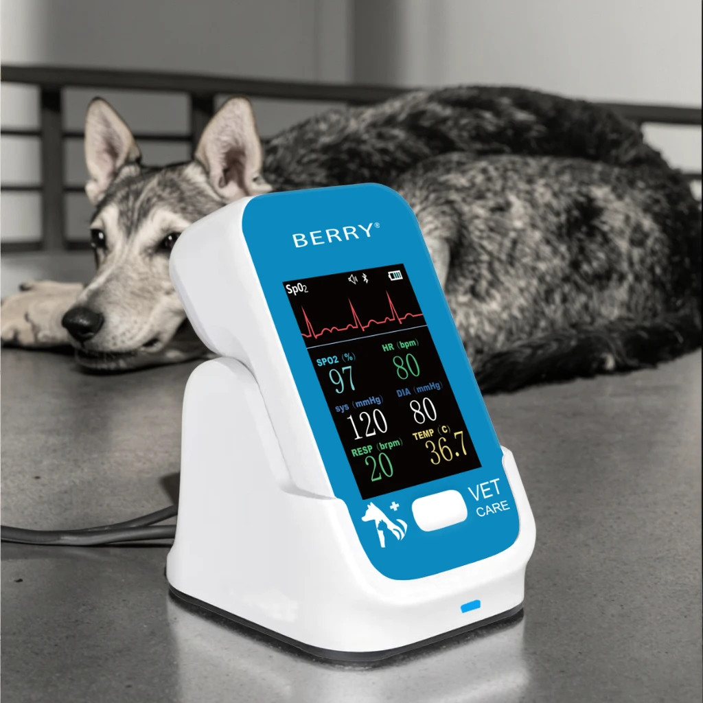 

Am6200 Wireless Veterinary Monitoring Device Pet Diagnostic Vital Signs Monitor with Pressure Gauge
