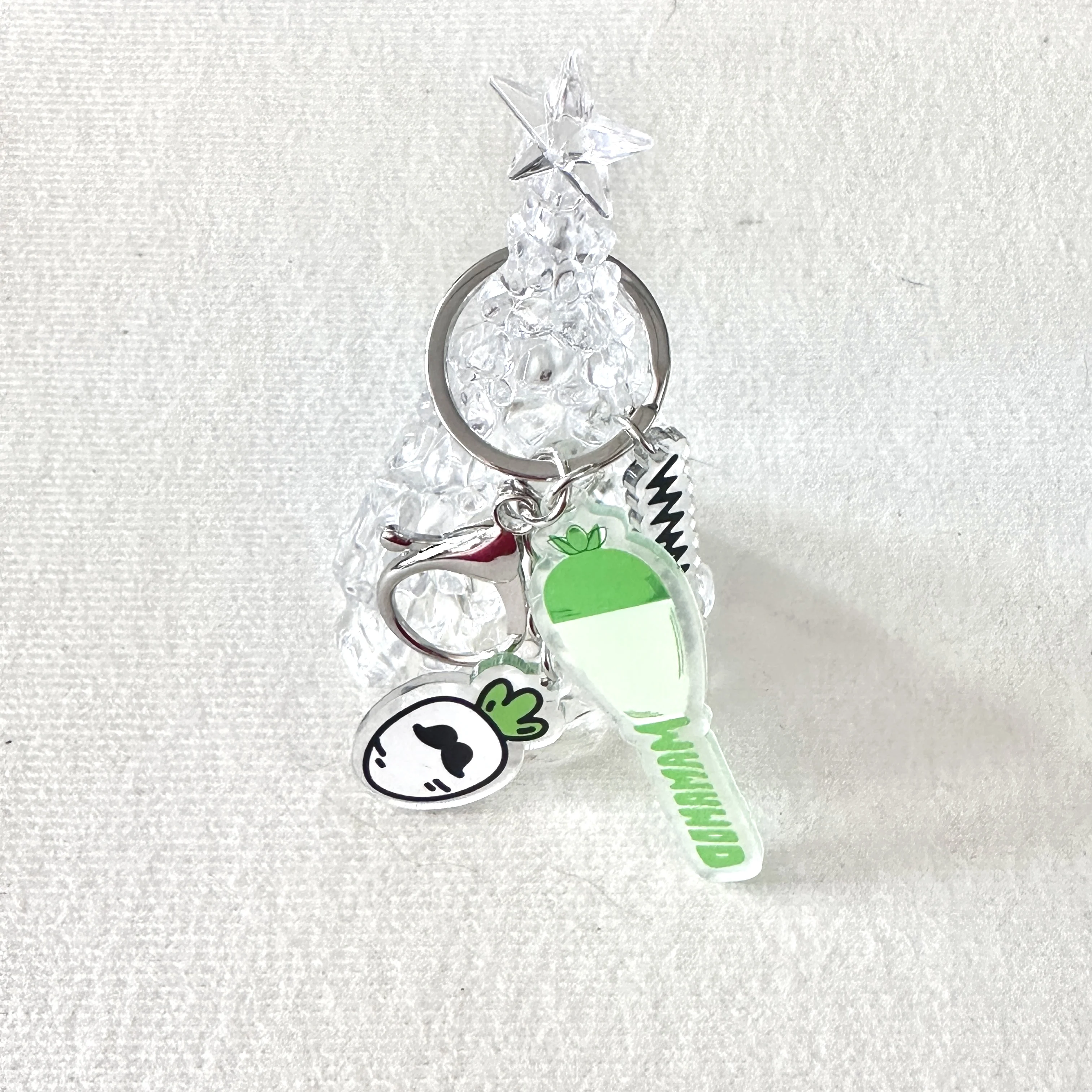 MAMAMOO Mini Lightstick Keychain Hwa Sa Solar MoonByul Wheeln