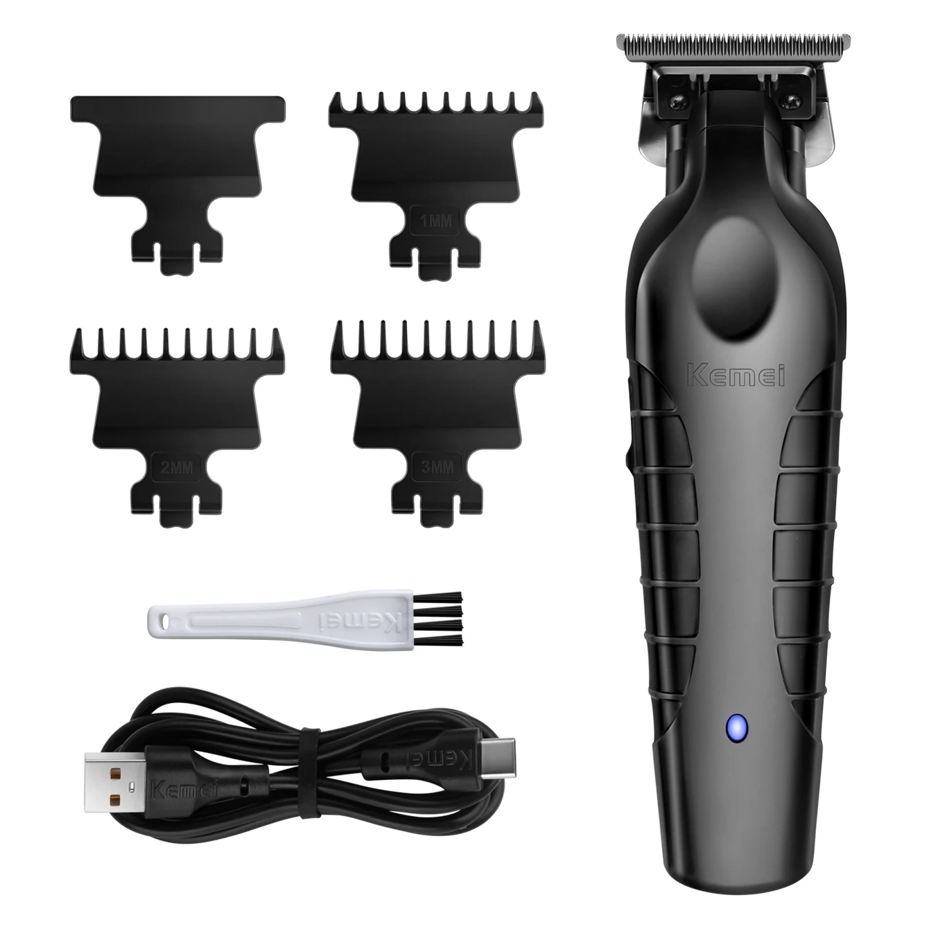 Kemei KM2299 Professional Hair Clipper 0mm Zero Gapped Carving Clipper Men's Cordless Hair Trimmer Electric Hair Cutting Machine