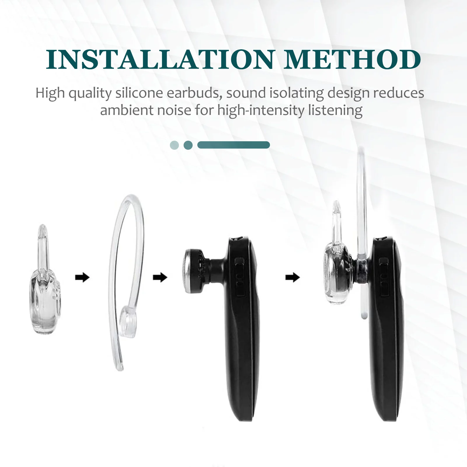 

20Pcs Earbud Gel Ear Hooks Tips Covers Eco Friendly Materials No Allergic Reactions Wireless Headset Accessories