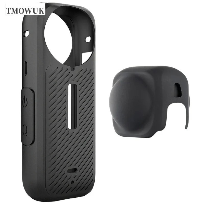 For Insta360 X4 Drop Protection Silicone Skin With Soft Lens Guard