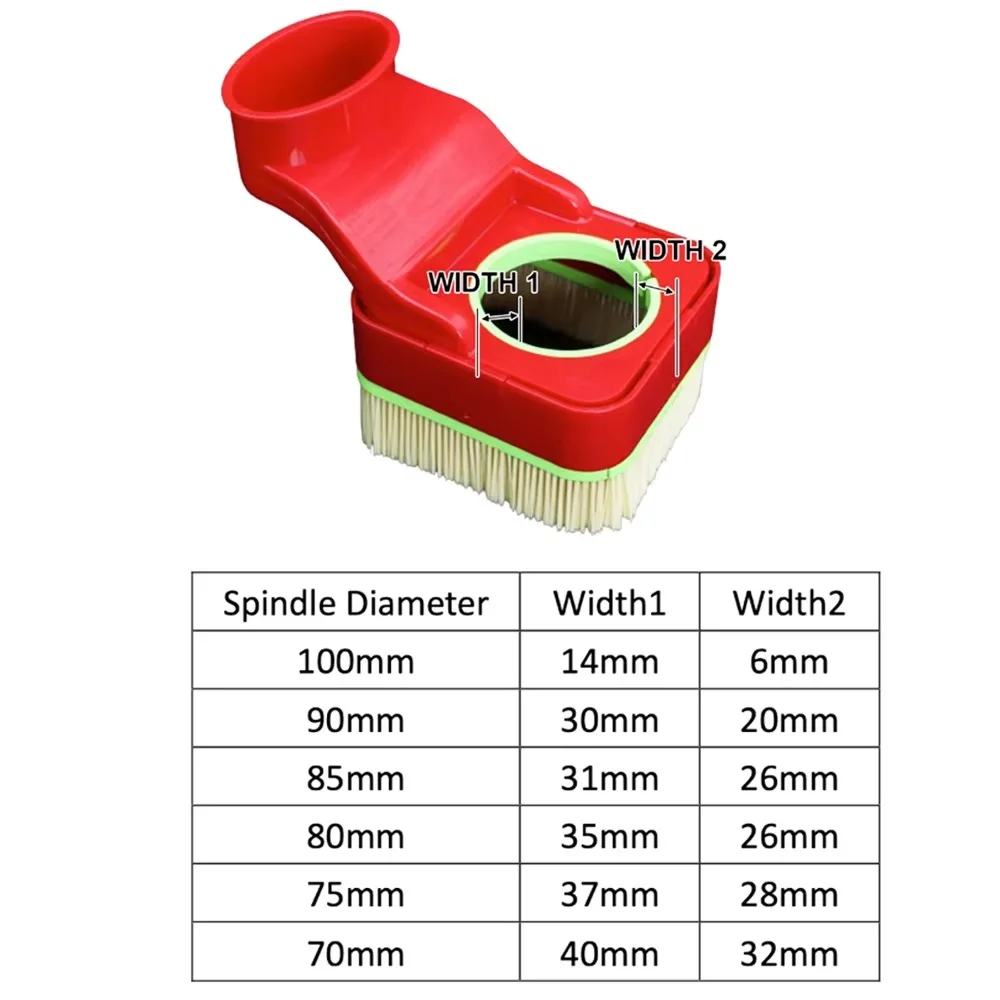 CNC Dust Cover Collector 70MM 75MM 80MM 85MM 90MM 100MM Free Fall CNC Dust Boot Cleaner for Spindle Moter Woodworking Machine