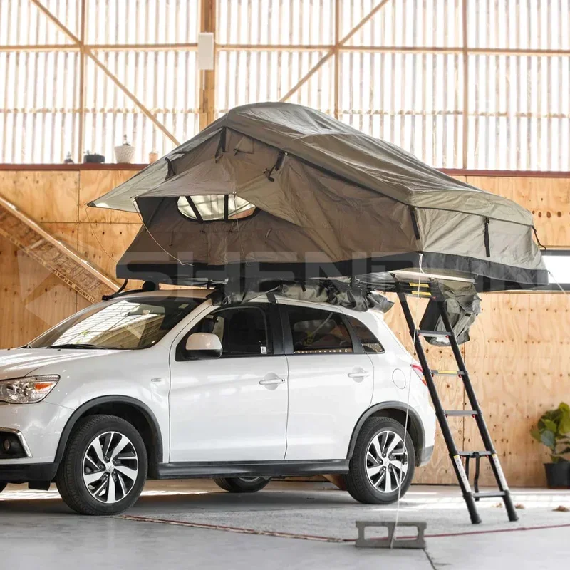 Best Selling Outdoor Camping 4x4 Roof Top Tent soft shell    Aluminum Car top  for camping