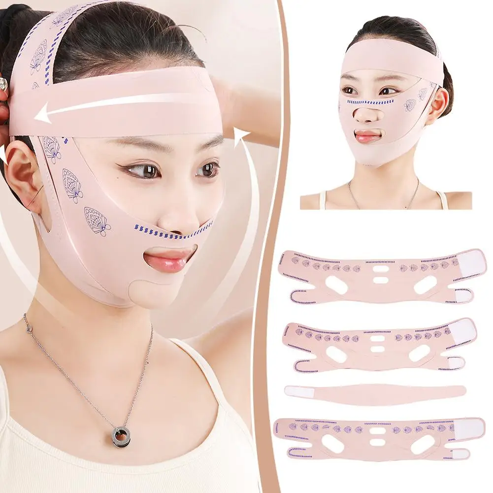 3 Layers Face Slimming Bandage Face Lifting Belt Strap Strap Tool Double Slimming Mask Face Chin V Slim Line Tightener