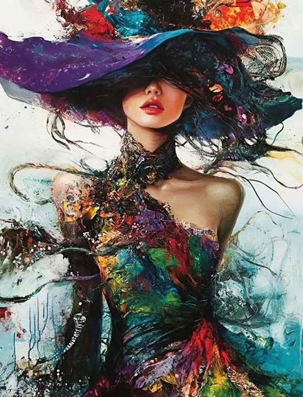 500/1000/1200/2000PCS Jigsaw Puzzles Flowers Figure Women Family Activity Games for Gameroom Bedroom Home Decor Gift