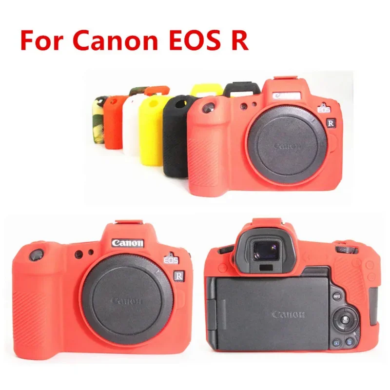 For Canon EOS R8 R R7 RP R5 R6 Mark II R6II NEW Soft Silicone Armor Skin Case Mirrorless DSLR Camera Bag Protective Body Cover