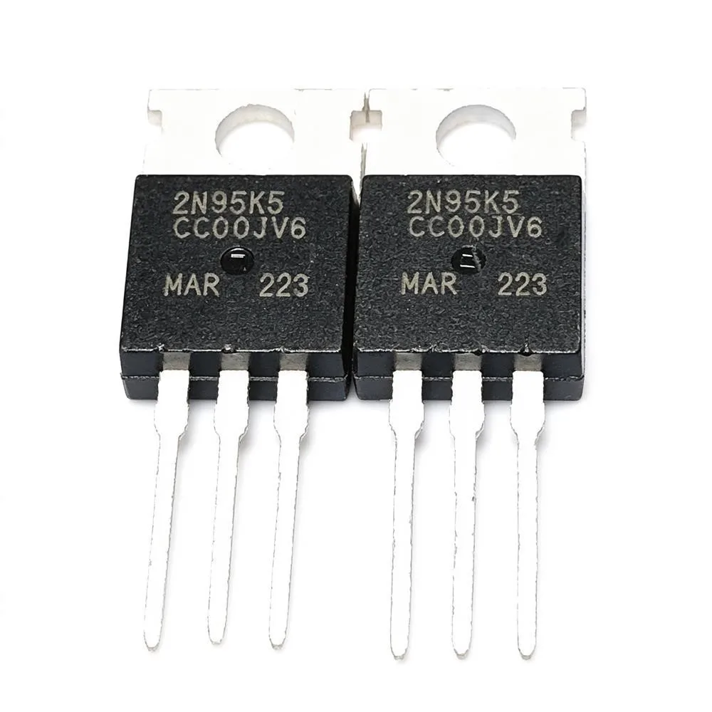5PCS IRFI9Z14G -60V -5.3A STP2N95K5 2N95K5 2A 950V TA7815S 4N0403 IPP80N04S4-03 40V 80A W80R260S 800V SBR10100CTFP 100V 10A