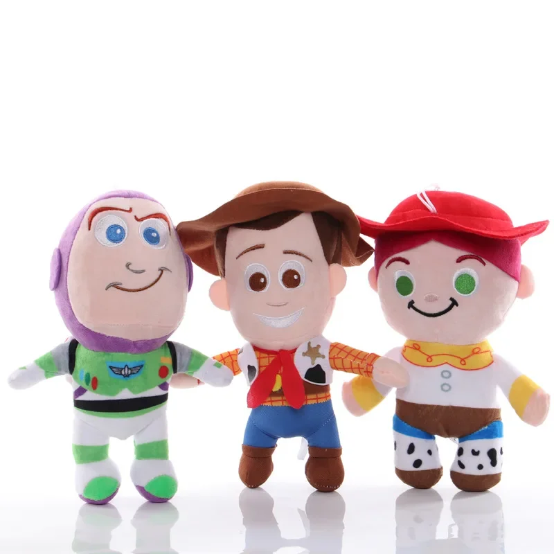 

Disney Toy Story 4, Вуди Джесси Базз Лайтер, плюшевая игрушка, мультяшная аниме, мягкие куклы Вуди, брелок для ключей, сумка, подвеска, детские рождественские подарки