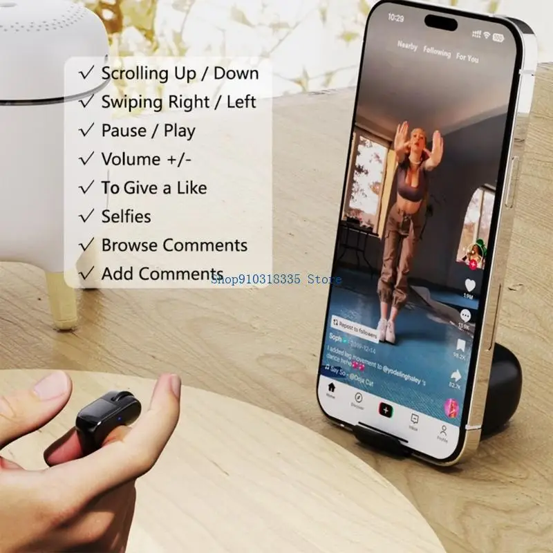 

Wearable Bluetooth-compatible Mouse Control For Digital Content Navigation