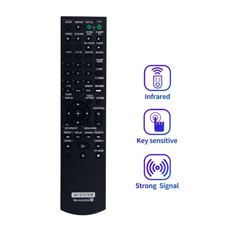 RM-AAU024 Replace Remote Control For Sony Home Theater AV Receiver STR-KM5000 HTSS2300 STR-DG720 HTD-DW7000 HT-DDWG700