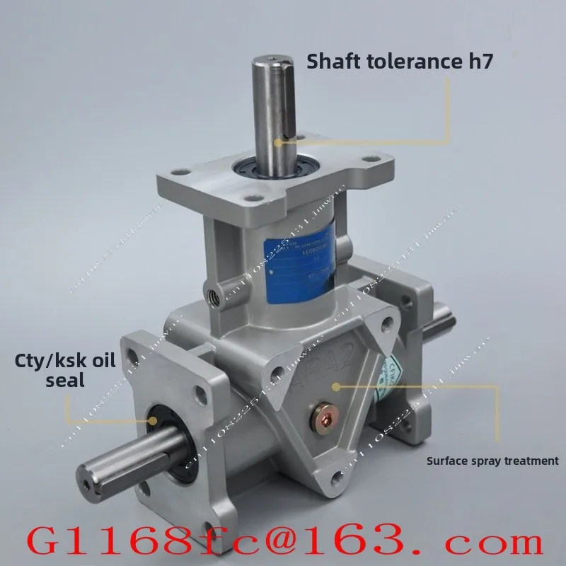 ARA1 Gearbox, Right Angle Steering Gear, Corner Gearbox Right Angle Gear Reducer 90 Degree Right Angle Drive Commutator