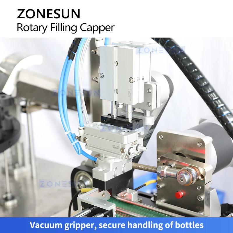 Zonesun Hochgeschwindigkeits-Monoblock-Füll-und Versch ließ maschine Rotations füller und Versch ließer mit Flaschen zuführung ZS-FAL180F3