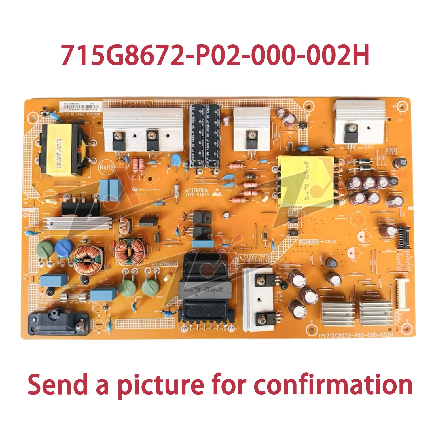 715G8672-P02-000-002H Original 50PUF6102/T3 TV Power Board 715G8672-P02-000-002H