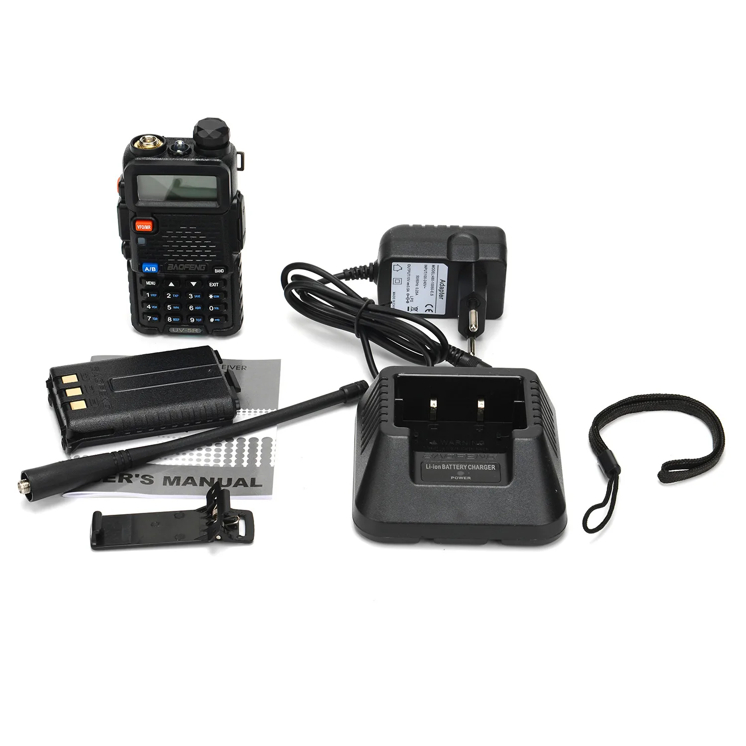 جهاز الإرسال والاستقبال Baofeng-UV5R Walkie ، ثنائي النطاق ، talus-MHz الأصلي ، ‎ ‎ ‎-‎ MHz BF ، جهاز إرسال واستقبال ثنائي الاتجاه ، جهاز إرسال واستقبال pofeng HF